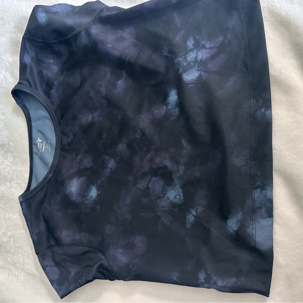 Old Navy Active Black and Gray Top